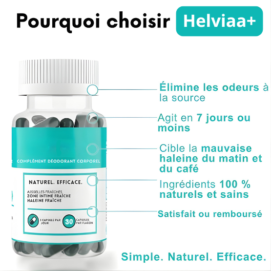 Helviaa - Complément Anti-Odeur naithera
